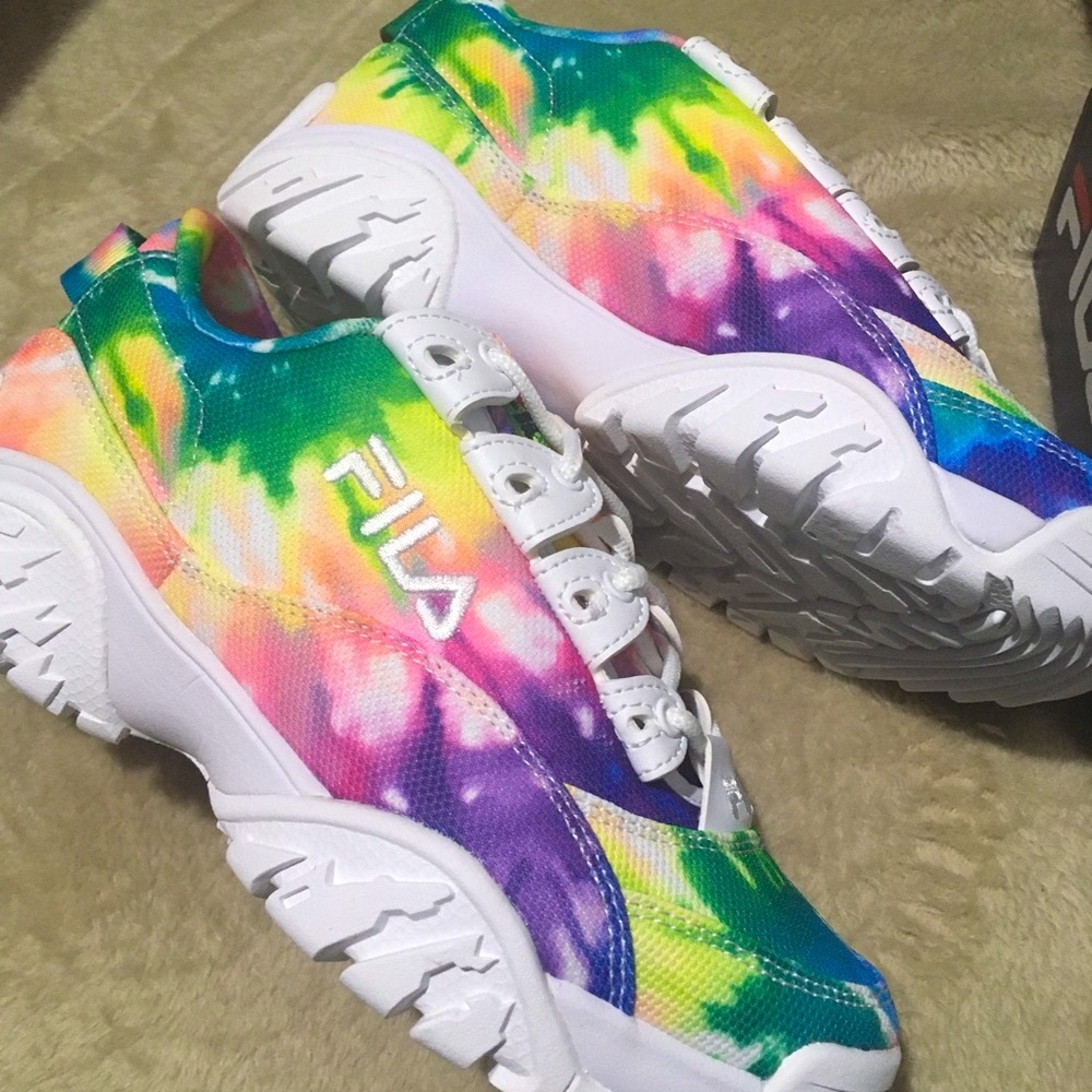 Fila Tie Dye Provenance x Fixture Sneakers BNIB - Picture 1 of 16